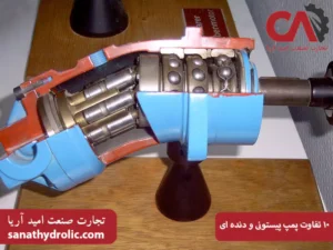 ۱۰ تفاوت پمپ پیستونی و دنده ای