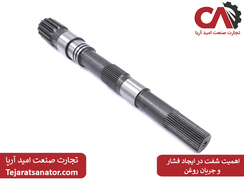 اهمیت شفت در ایجاد فشار و جریان روغن